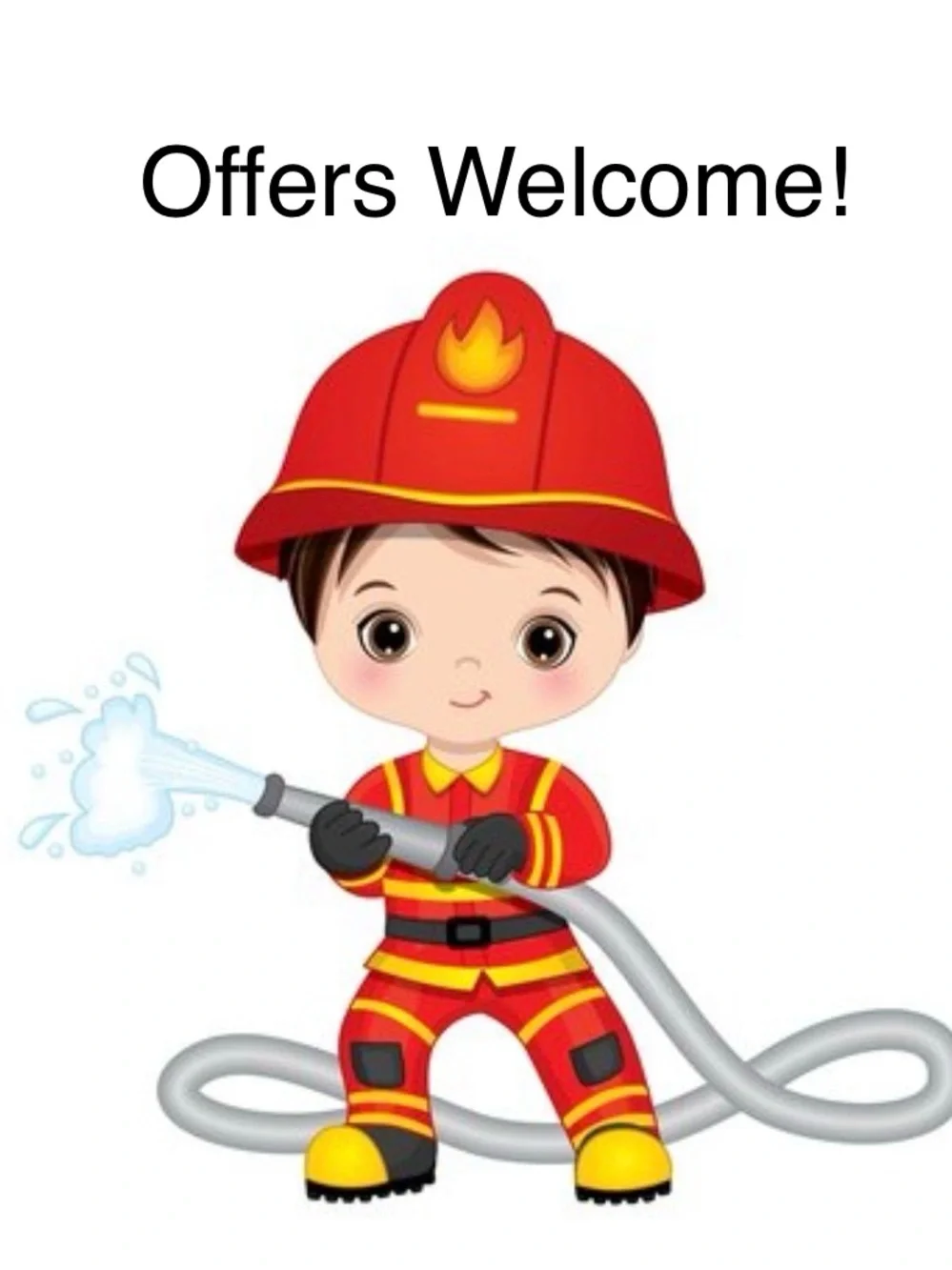 Gymboree Boys ‘Fire Chief’ Red and White Long Sleeve Raglan Shirt Size 7